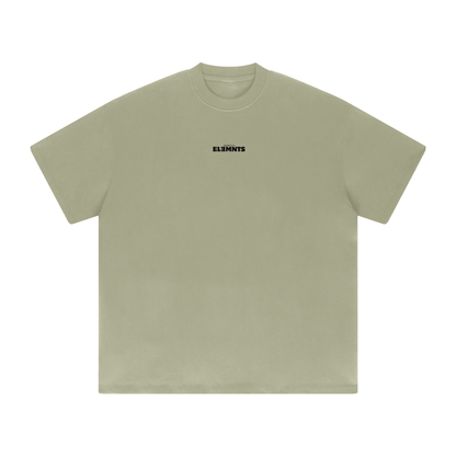 ESSNTIAL ELEMNTS Unisex 425G HW Solid Color Loose Tee