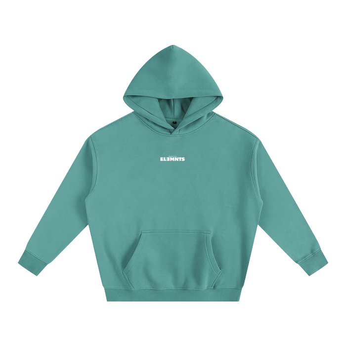 ESSNTIAL ELEMNTS Unisex 350G OS Solid Color Fleeced Hoodie