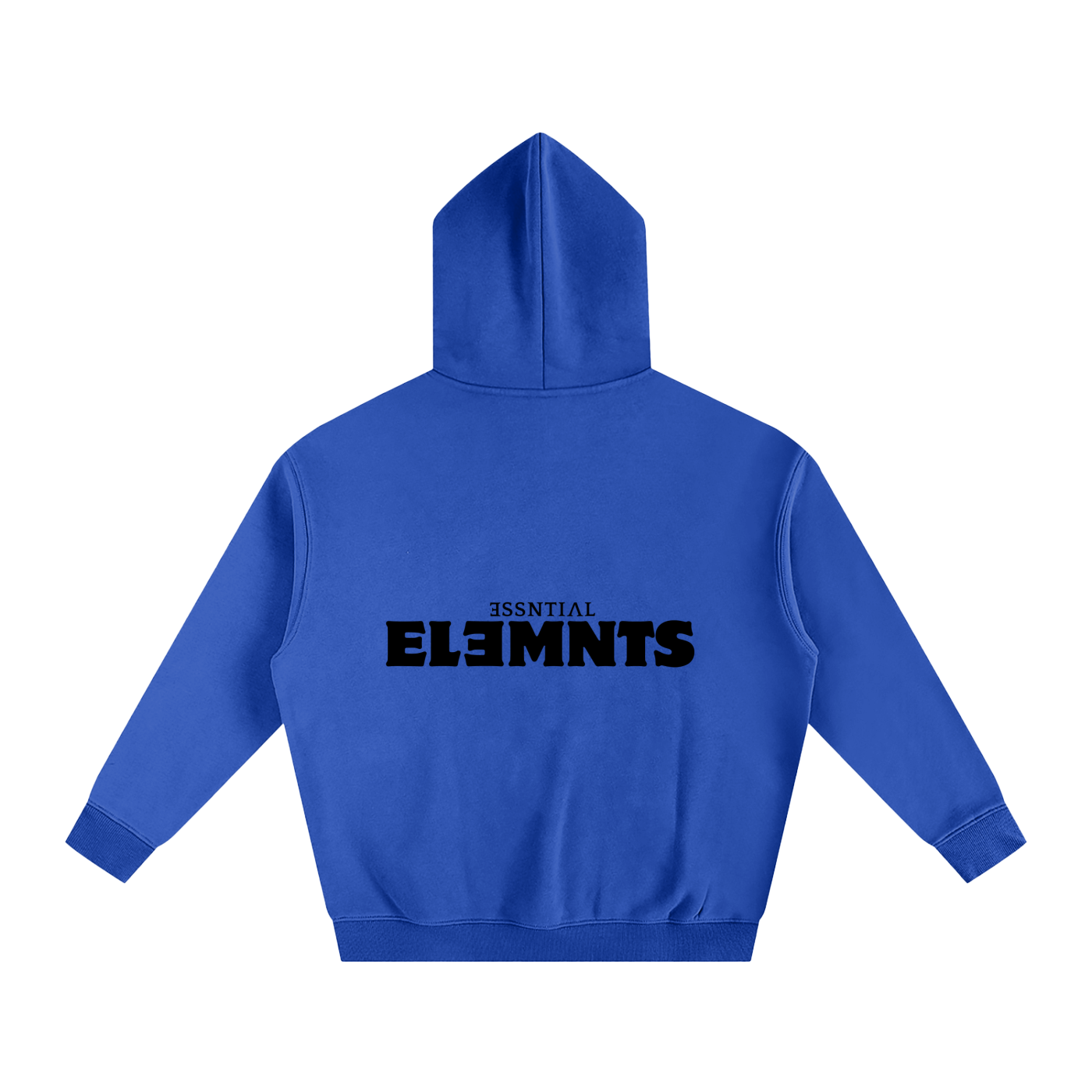 ESSNTIAL ELEMNTS Unisex 350G OS Solid Color Fleeced Hoodie