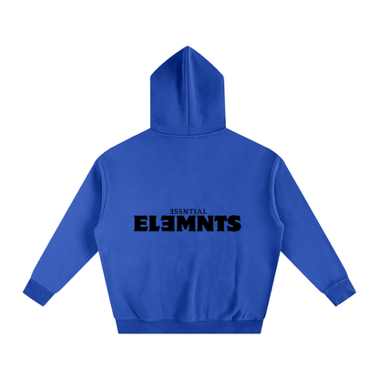 ESSNTIAL ELEMNTS Unisex 350G OS Solid Color Fleeced Hoodie