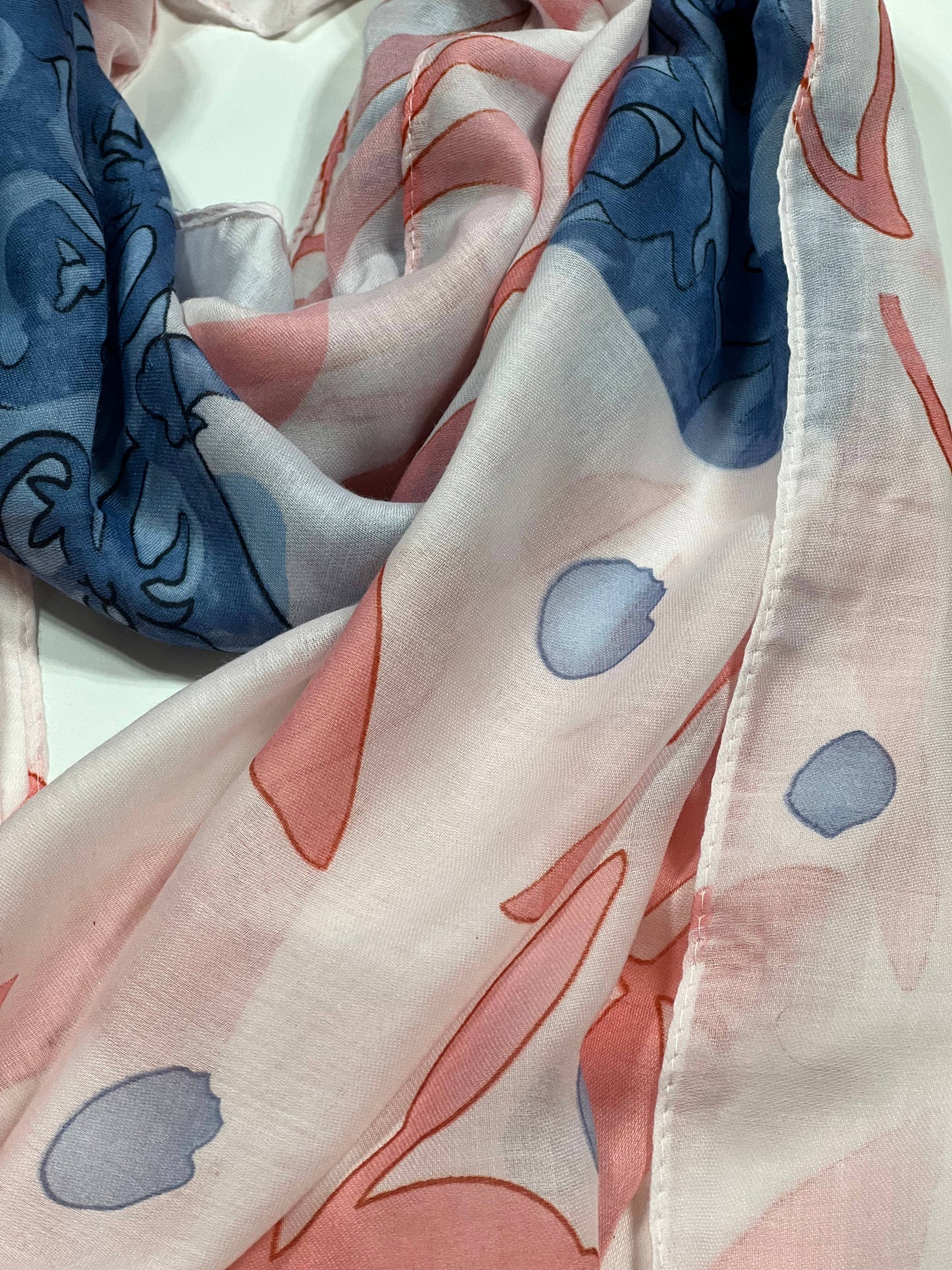 Light weight Cotton Viscose Blend Scarf For Women