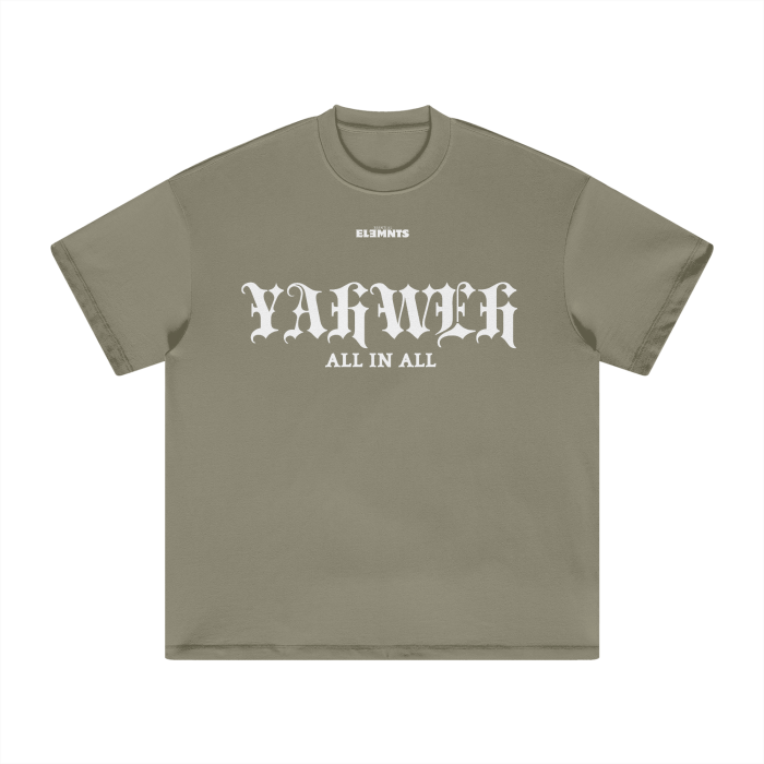 ESSNTIAL ELEMNTS Unisex Earth Tone Loose Fit Tee
