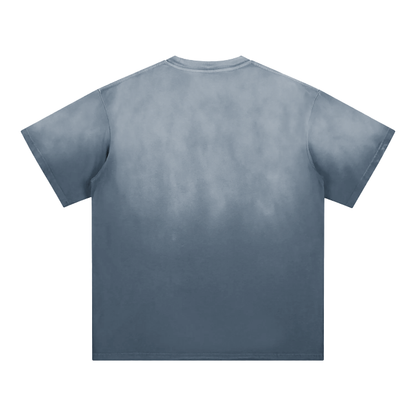 ESSNTIAL ELEMNTS Unisex Classic Wash Fade Gradient Tee