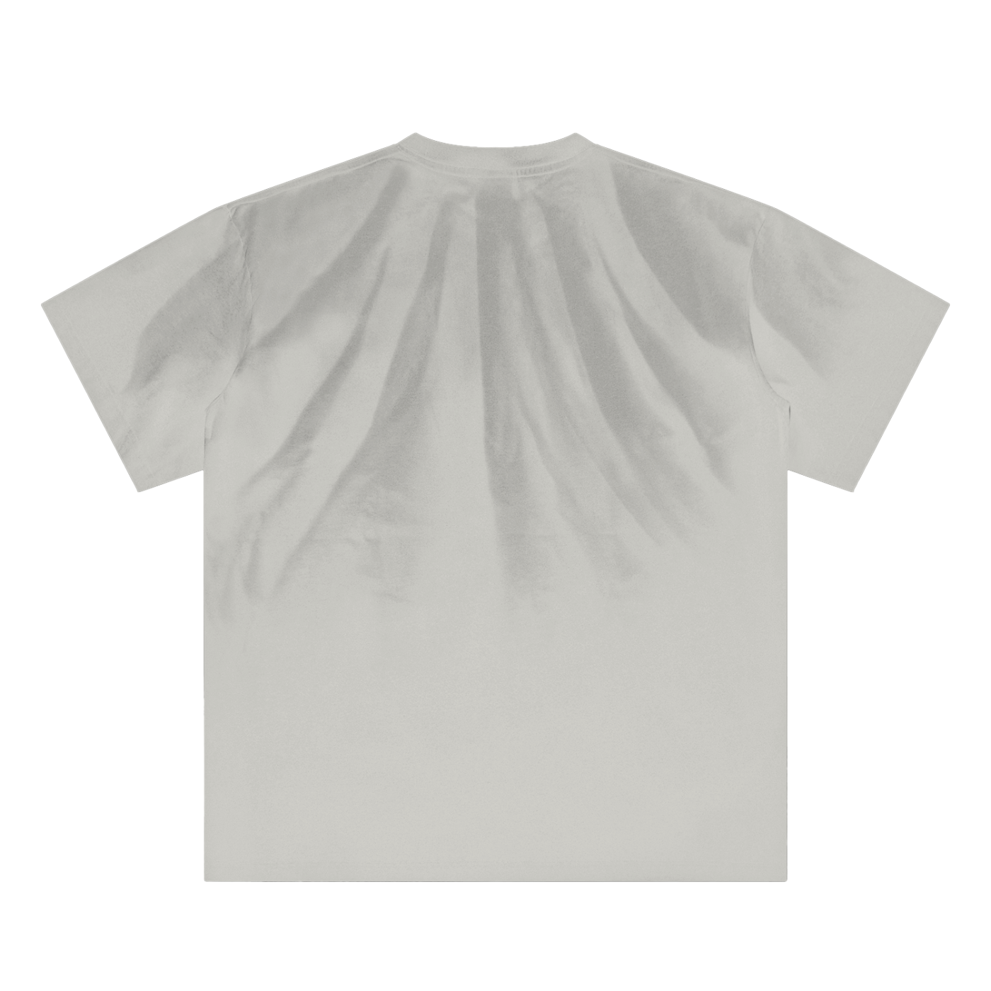 ESSNTIAL ELEMNTS Unisex 250G Hand-Scrunched Faded Tee