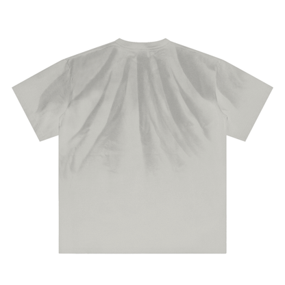 ESSNTIAL ELEMNTS Unisex 250G Hand-Scrunched Faded Tee