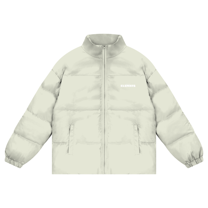 ESSNTIAL ELEMNTS Unisex 900G Zipper Puffer Coat