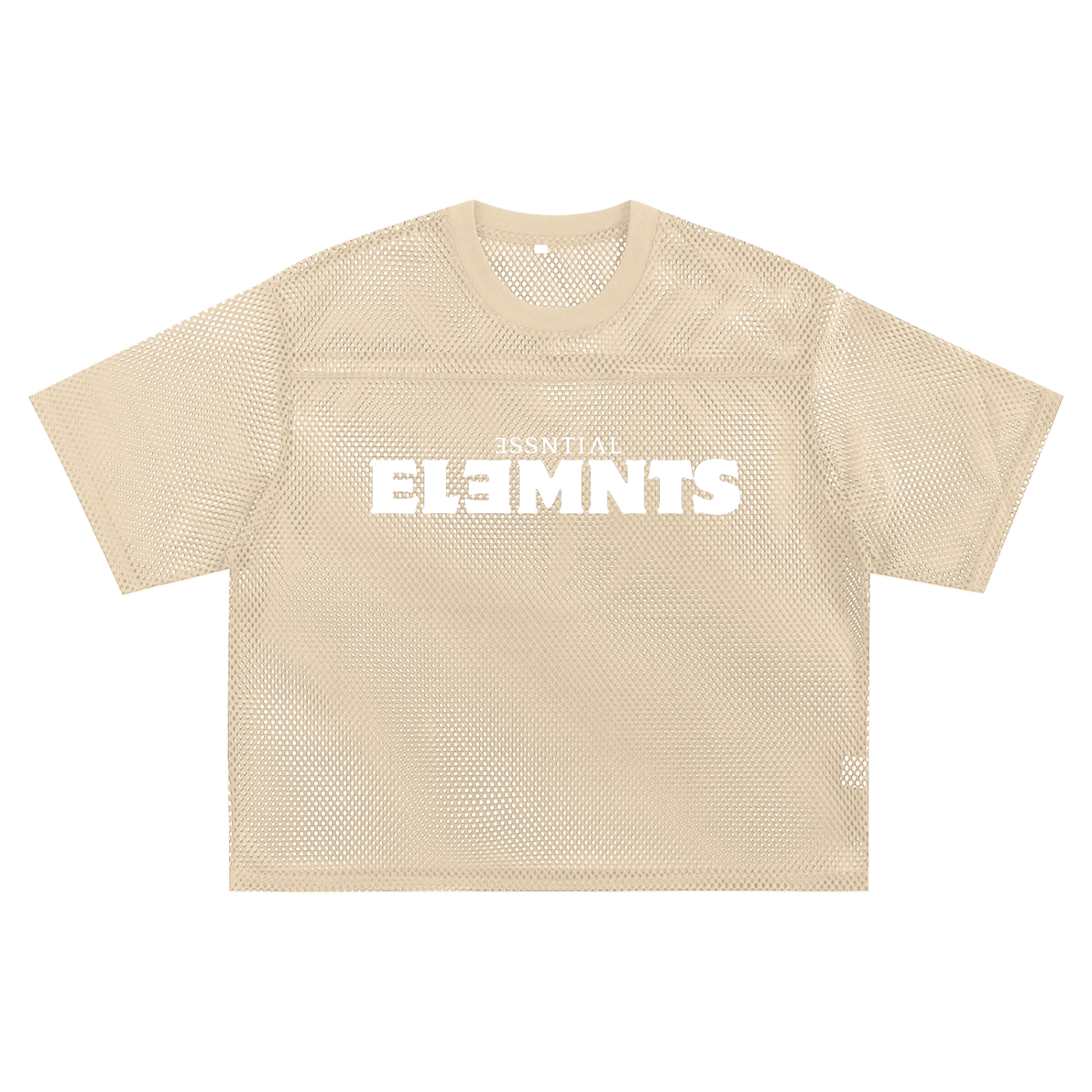ESSNTIAL ELEMNTS Unisex 260G C-Thru Boxy Net Tee