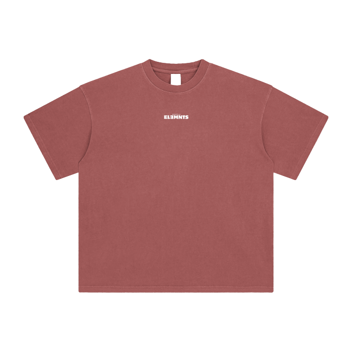 ESSNTIAL ELEMNTS Unisex DS Vintage Stone Wash Tee