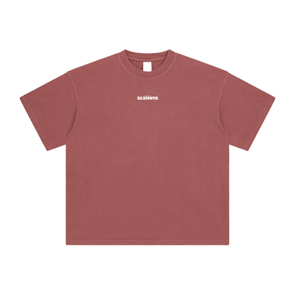 ESSNTIAL ELEMNTS Unisex DS Vintage Stone Wash Tee