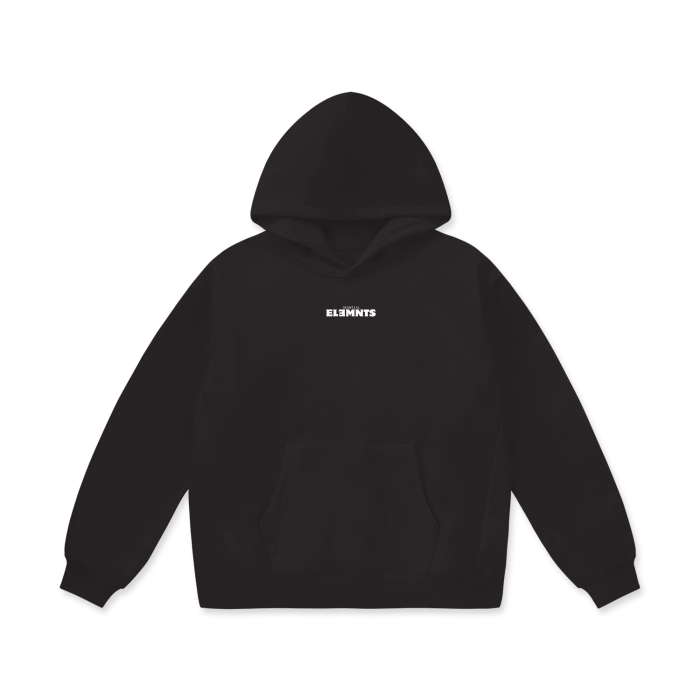 ESSNTIAL ELEMNTS Unisex 460G OS HW Fleece Hoodie