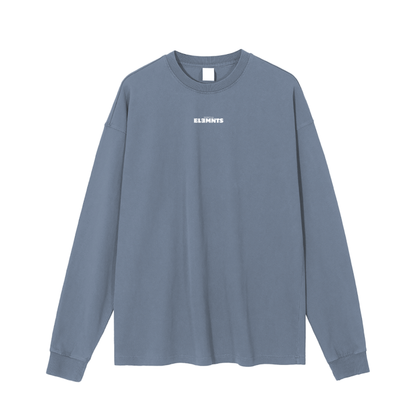 ESSNTIAL ELEMNTS Unisex 280G Enzyme Washed LS Tee