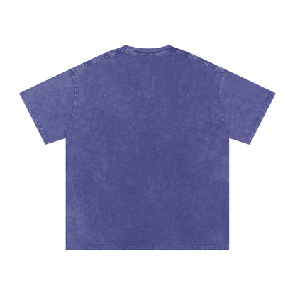 ESSNTIAL ELEMNTS Unisex 250G Acid Wash Oversize Tee