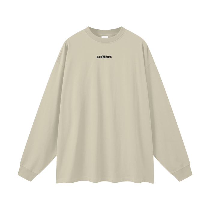 ESSNTIAL ELEMNTS Unisex 305G Long Sleeve Loose Tee