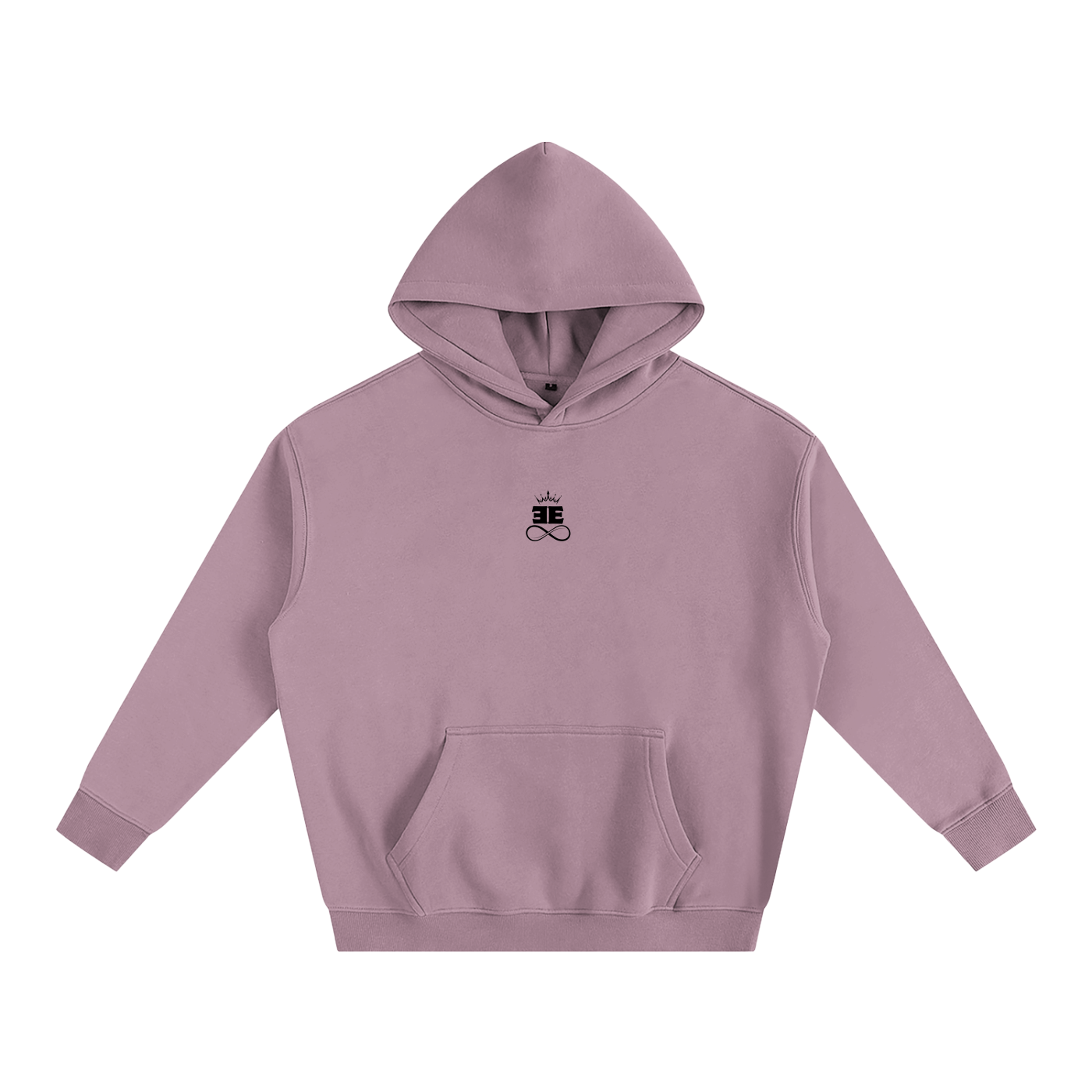 ESSNTIAL ELEMNTS Unisex 350G OS Solid Color Fleeced Hoodie