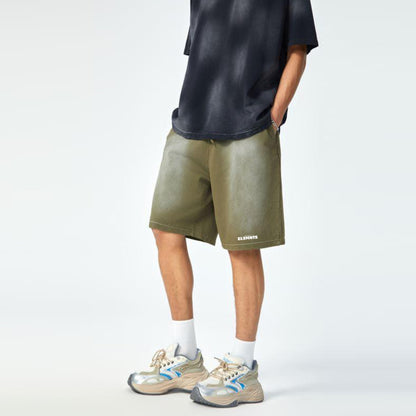 ESSNTIAL ELEMNTS Unisex 360G Faded Wash Street Shorts
