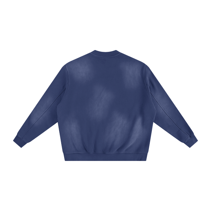 ESSNTIAL ELEMNTS Unisex 375G Faded Wash Fleece SS
