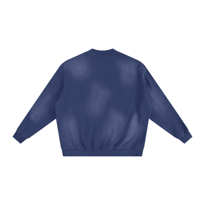 ESSNTIAL ELEMNTS Unisex 375G Faded Wash Fleece SS