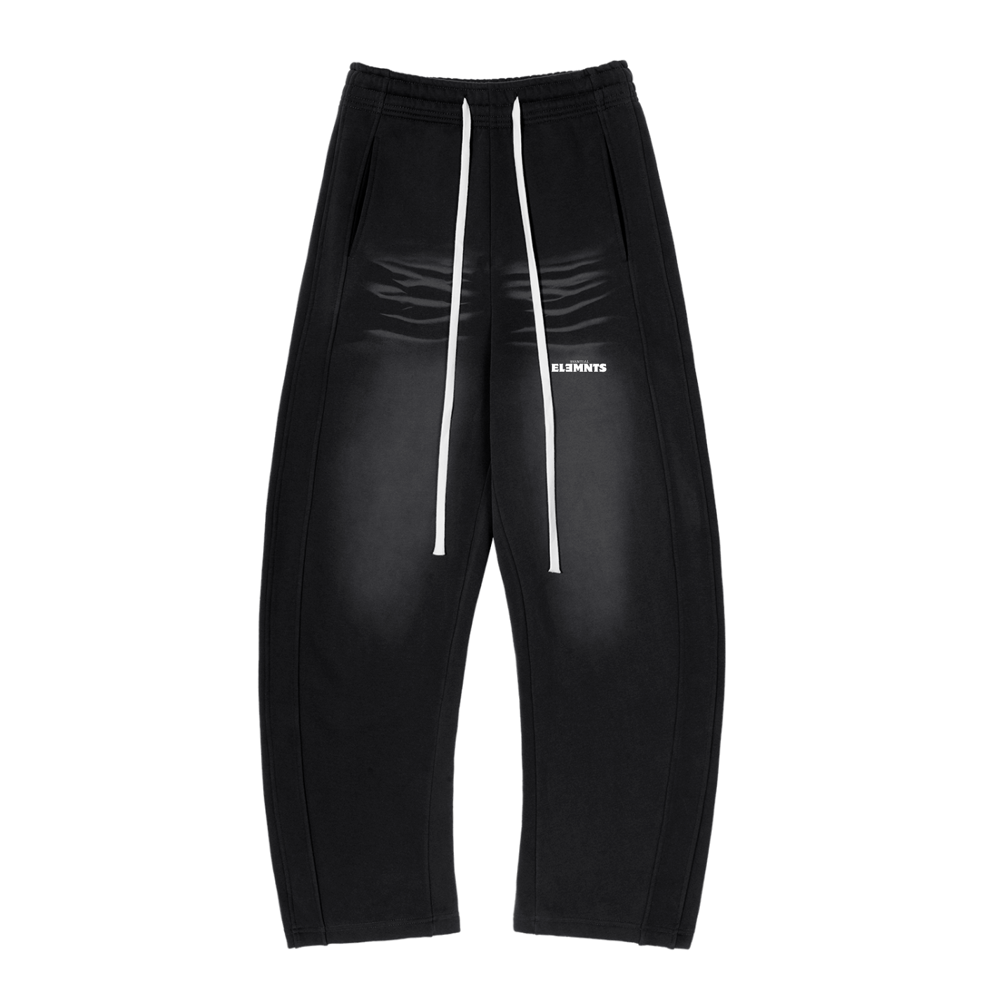 ESSNTIAL ELEMNTS Unisex Faded Curved Blade Sweatpants