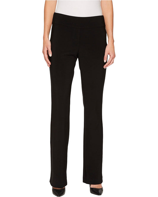P-25   Krazy Larry Black Boot Cut Microfiber Pants