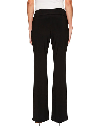 P-25   Krazy Larry Black Boot Cut Microfiber Pants