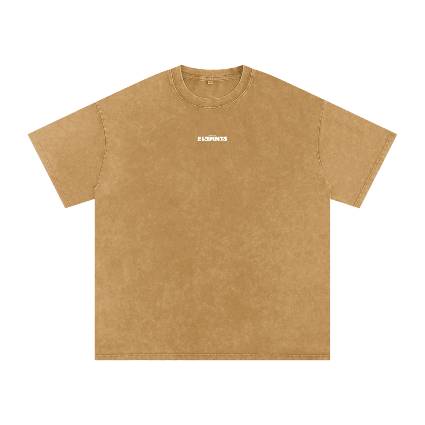 ESSNTIAL ELEMNTS Unisex 250G Acid Wash Oversize Tee