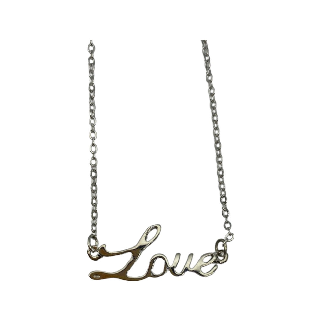 Love Script Necklace