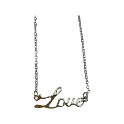 Love Script Necklace