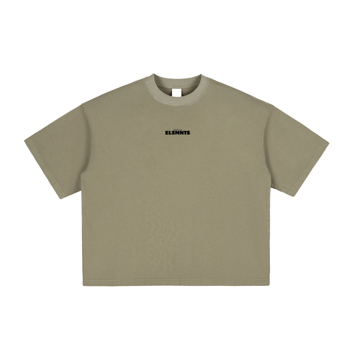 ESSNTIAL ELEMNTS Unisex 260G Vintage Washed Boxy Tee