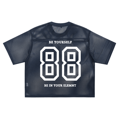 ESSNTIAL ELEMNTS Unisex 260G C-Thru Boxy Net Tee