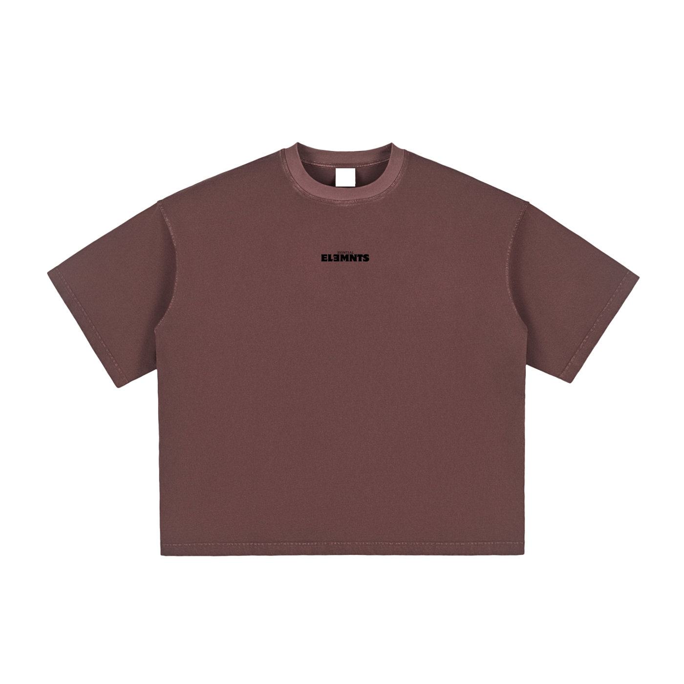 ESSNTIAL ELEMNTS Unisex 260G Vintage Washed Boxy Tee