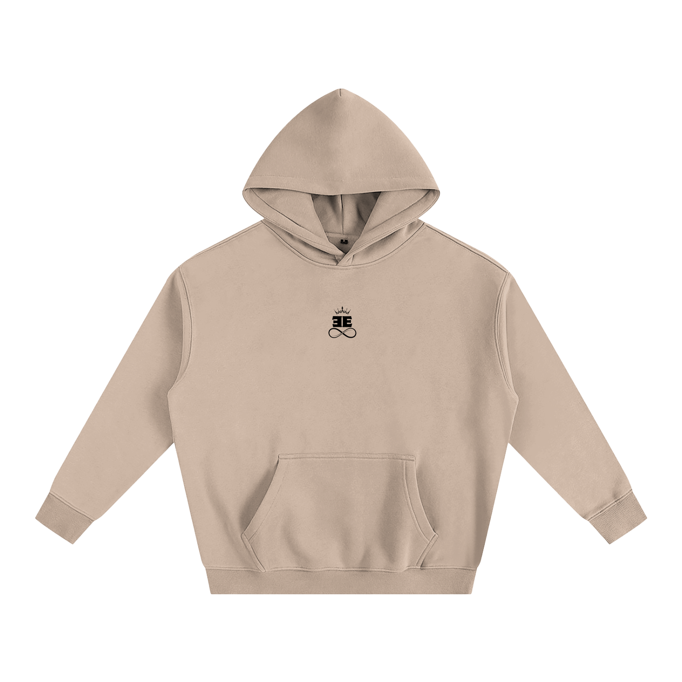 ESSNTIAL ELEMNTS Unisex 350G OS Solid Color Fleeced Hoodie