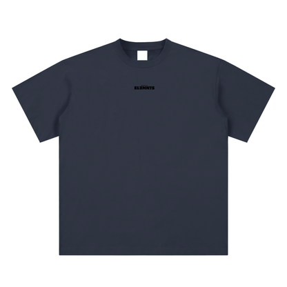 ESSNTIAL ELEMNTS Unisex 190G Sueded Premium Cotton Tee