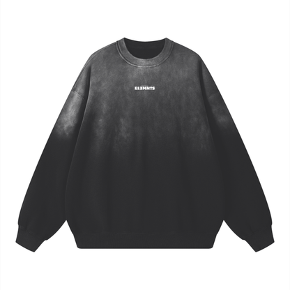 ESSNTIAL ELEMNTS Unisex 350G Handcrafted Faded Sweatshirt