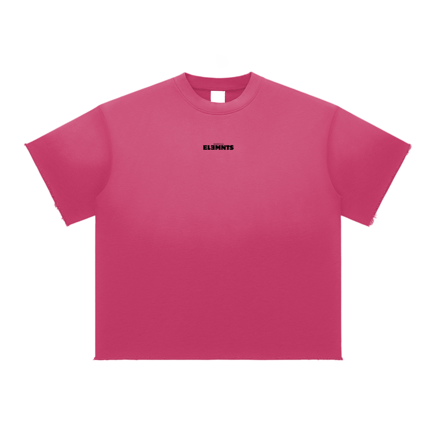 ESSNTIAL ELEMNTS Unisex 350G Sun Fade Raw Edge Tee