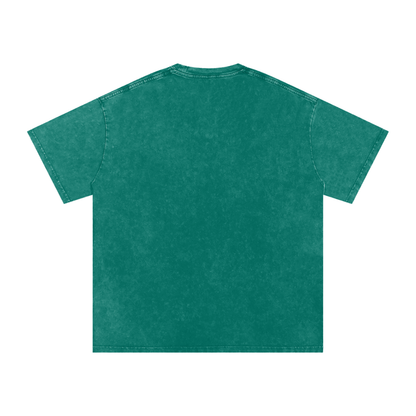 ESSNTIAL ELEMNTS Unisex 250G Acid Wash Oversize Tee