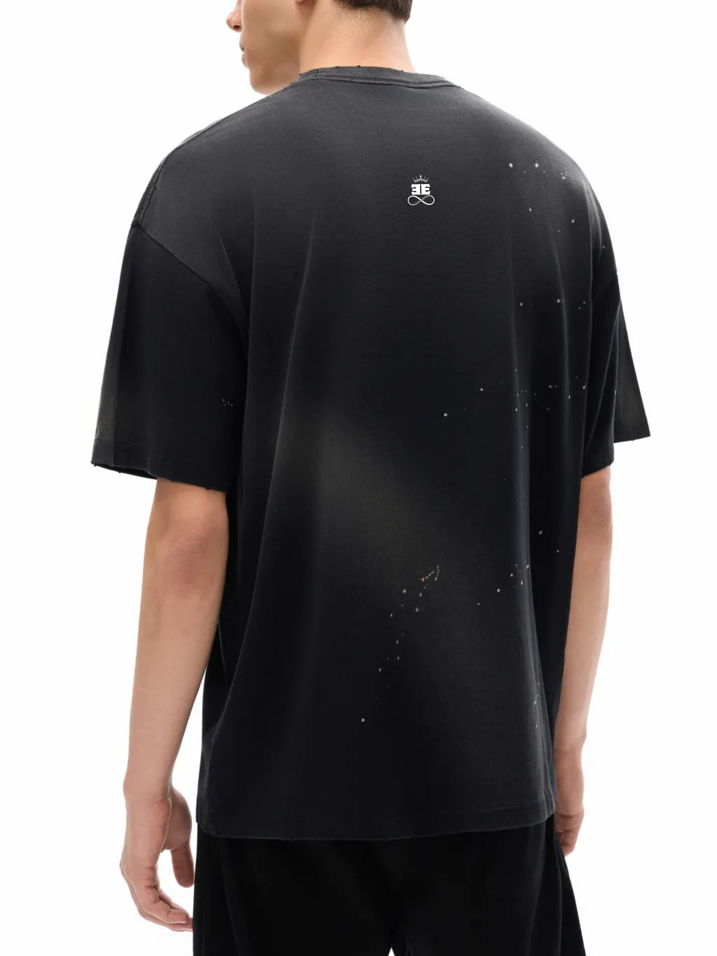 ESSNTIAL ELEMNTS Unisex 250G Paint Splatter Faded Tee
