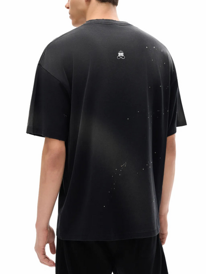 ESSNTIAL ELEMNTS Unisex 250G Paint Splatter Faded Tee