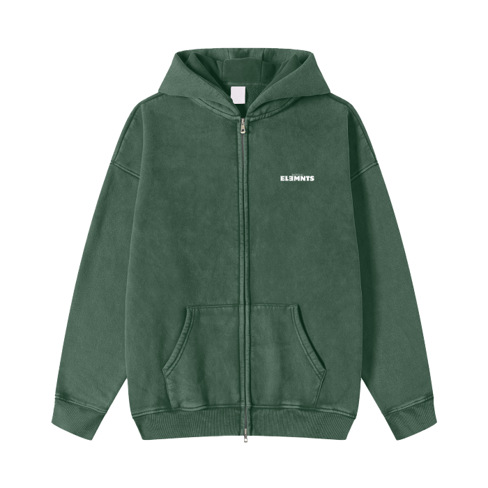 ESSNTIAL ELEMNTS Unisex 360G Snow Wash Fleece Hoodie