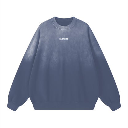 ESSNTIAL ELEMNTS Unisex 350G Handcrafted Faded Sweatshirt