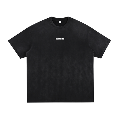 ESSNTIAL ELEMNTS Unisex 260G Vintage Wash Handfrayed Tee