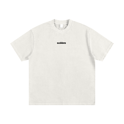 ESSNTIAL ELEMNTS Unisex 430G HW VT Washed Tee