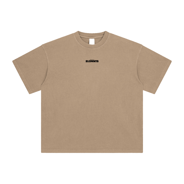 ESSNTIAL ELEMNTS Unisex DS Vintage Stone Wash Tee
