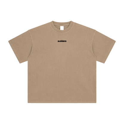 ESSNTIAL ELEMNTS Unisex DS Vintage Stone Wash Tee