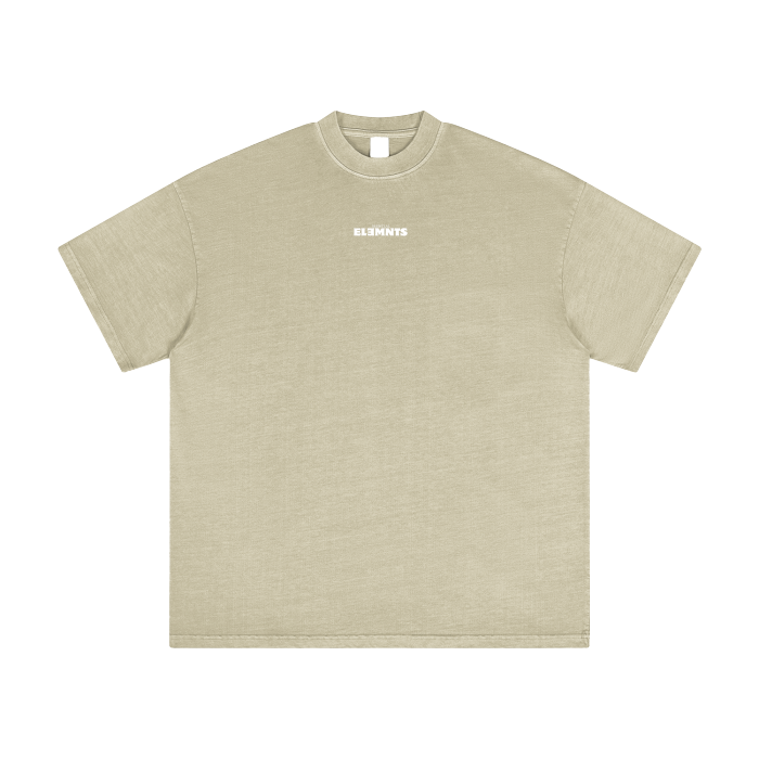 ESSNTIAL ELEMNTS Unisex Classic Snow Wash Tee