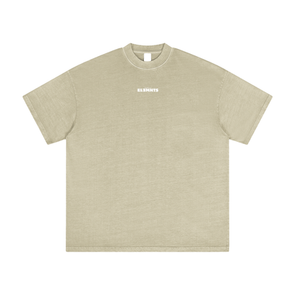 ESSNTIAL ELEMNTS Unisex Classic Snow Wash Tee