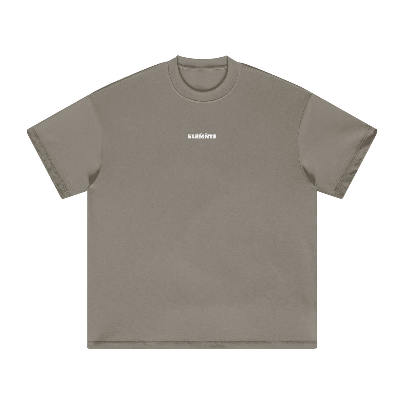 ESSNTIAL ELEMNTS Unisex HW Earth Tone Loose Tee