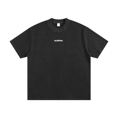 ESSNTIAL ELEMNTS Unisex 430G HW VT Washed Tee