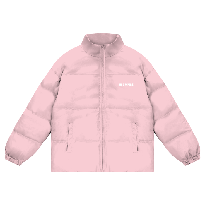 ESSNTIAL ELEMNTS Unisex 900G Zipper Puffer Coat