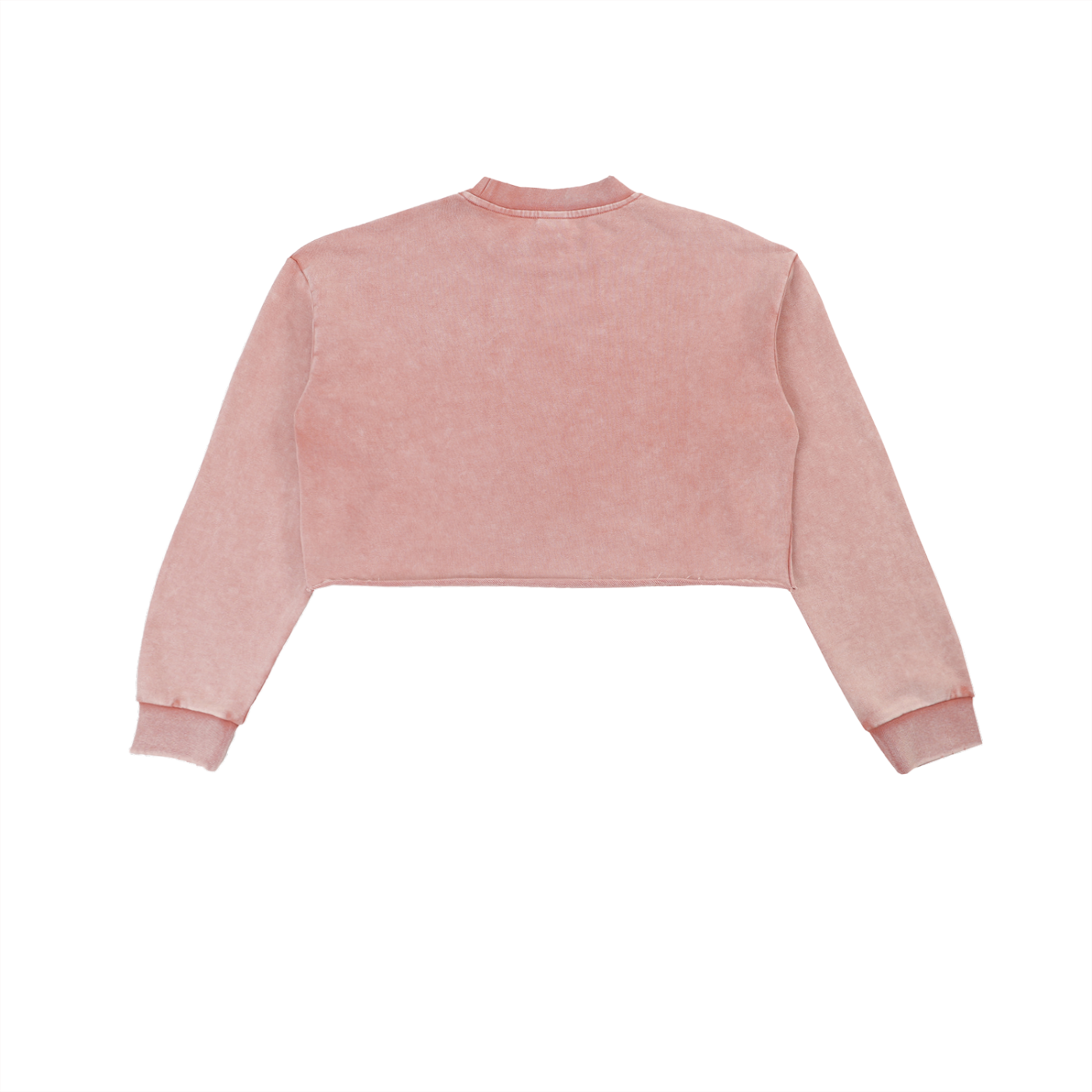 ESSNTIAL ELEMNTS 380G Women's Washed Raw Edge Crop