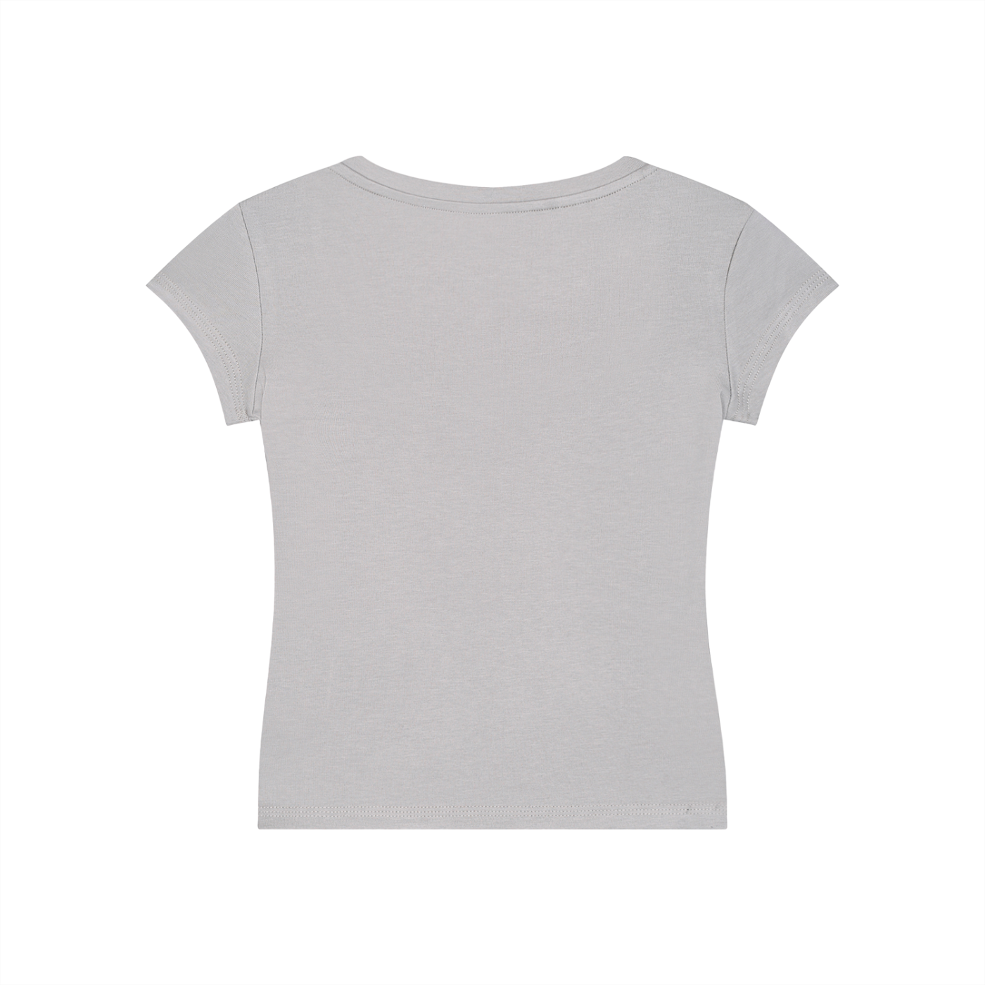 ESSNTIAL ELEMNTS Women's 215G V-Neck Thin Bodycon Tee